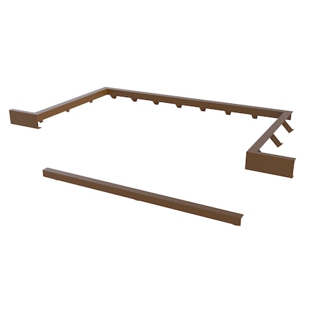 Vestil Dockleveler Option-Curb Angle Set, 7x5, PR CAS-75